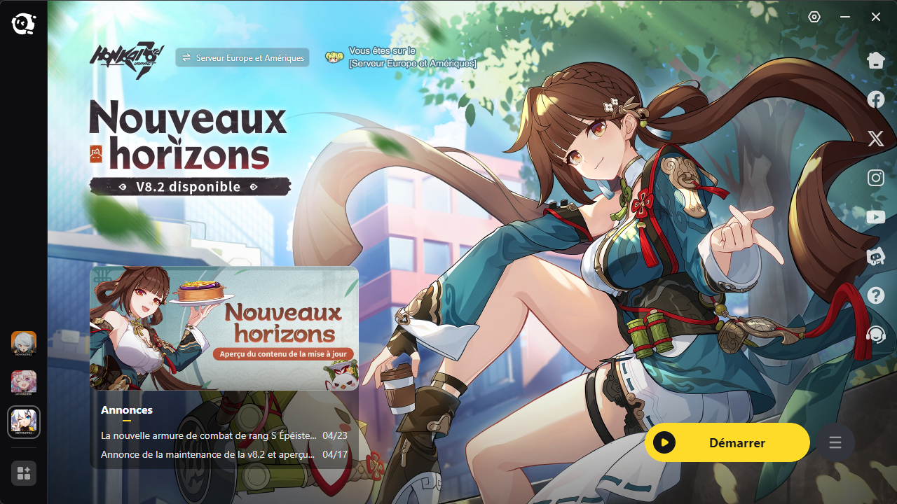 Le launcher HoYoPlay en 8.2 Le launcher HoYoPlay en 8.2